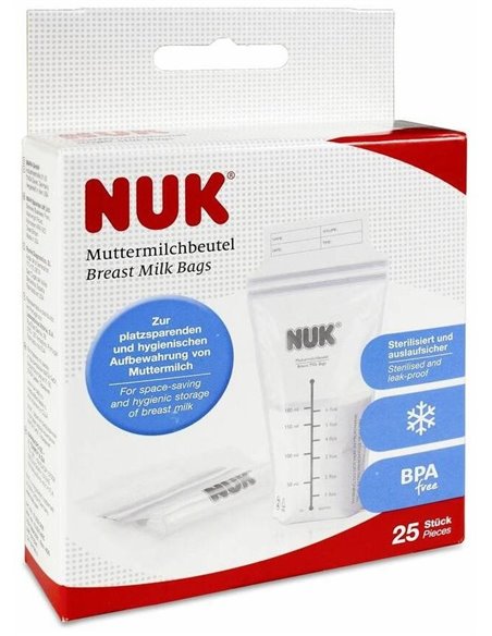 Bolsas Leche Materna 25Bolsas de Nuk