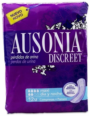 Ausonia Discreet Maxi Day&Night 12 Un de Ausonia