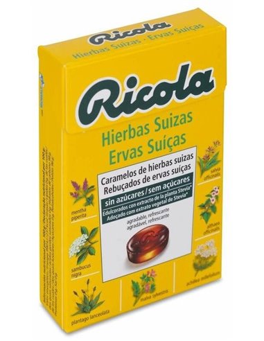 Ricola Caramelos Hierbas Suizas 50 Gramos S/A Ricola
