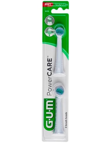 Recambio Cepillo Electrico Powercare 2Un de Gum