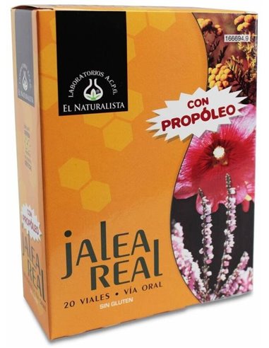 Jalea Real Adultos Con Propoleo 20Viales de El Naturalista