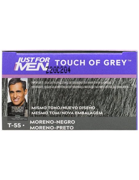 Just For Men Touch Of Grey Tono Moreno Negro T55 de Just For Men