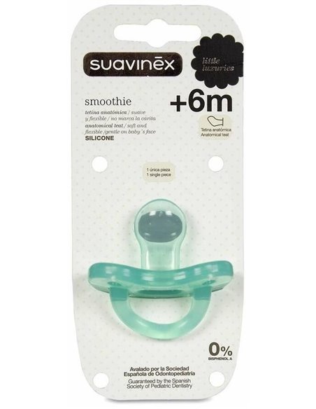 Chupete Smoothie Anat Todo Sili 6-18M 1Unidades de Suavinex
