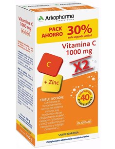 Arkovital Vitamina C 1000 Mg Pack 40 Comp Eferv de Arkopharma