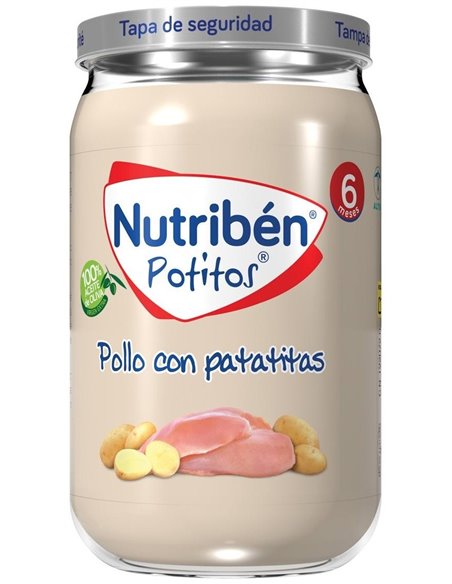 Nutriben Potito Pollo Patatitas 235Gr.+6M de Nutriben