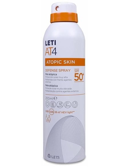 Leti At4 Atopic Skin Defense Spray Spf 50 200Ml de Leti