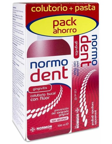 Normodent Gingivitis Cpc Pack Pasta + Colutorio de Normodent