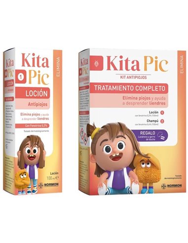 Kitapic Kit Trat Total 100Ml + 100Ml + Lendrera de Kitapic