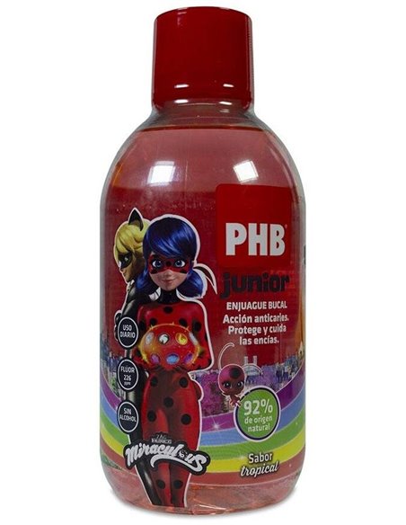 Phb Enjuague Bucal Junior 500Ml Ladybug de Phb