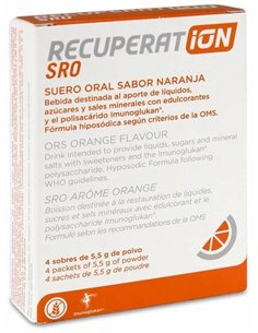 Recuperat-Ion Suero Oral Sabor Naranja 4Sbrs. de Recuperat-Ion