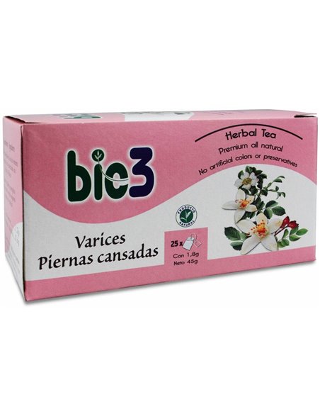 Bie3 Varices Piernas Cansadas Infusion 25Sbrs. de Bie 3