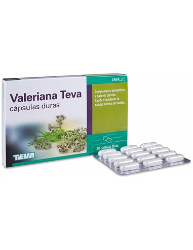 Valeriana Teva 200Mg 30Caps de Teva