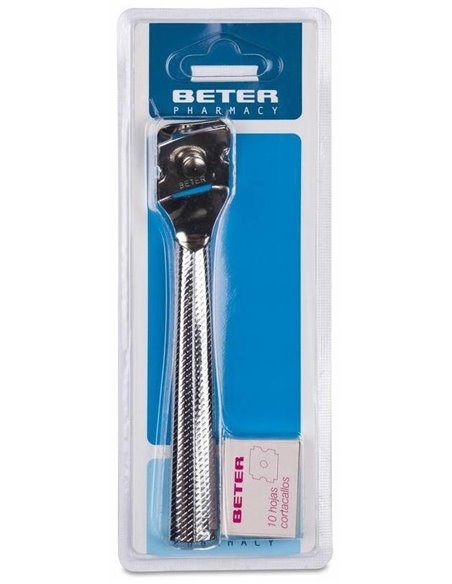 Cortacallos Metalico 14,5Cm + 10 Hojas 24019 de Beter