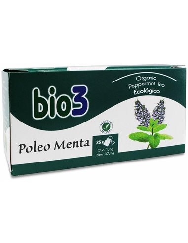 Bie3 Poleo Menta Infusion 25Sbrs. Bio de Bie 3