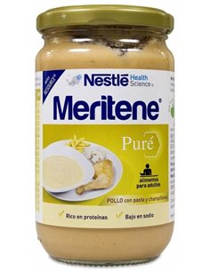 Meritene Pure Pollo Con Pasta-Champiñones 300Gr. de Meritene