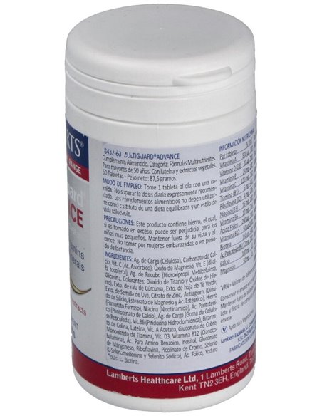 Multi-Guard®Advance (Para Mayores de 50) 60 Tabs. de Lamberts