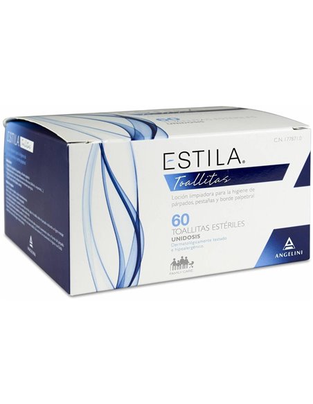 Estila Hig Parpados/Pestañas/Palpebral 60Toallitas Estila
