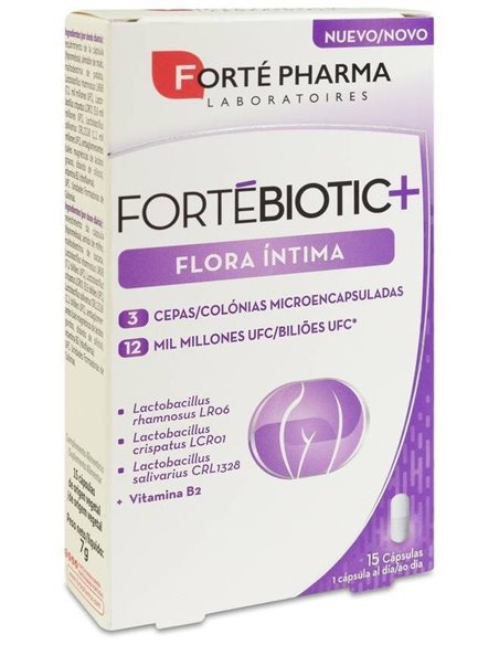 Fortebiotic+Flora Intima 15Cap. de Forte Pharma