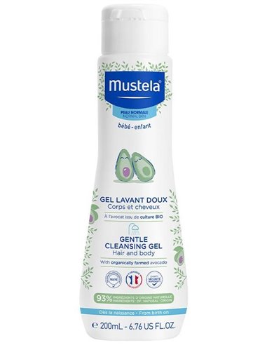 Gel De Baño Suave Bebe-Niño 200Ml. de Mustela