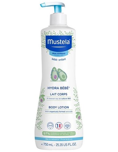 Hydra Leche Corporal Bebe-Niño 750Ml. de Mustela