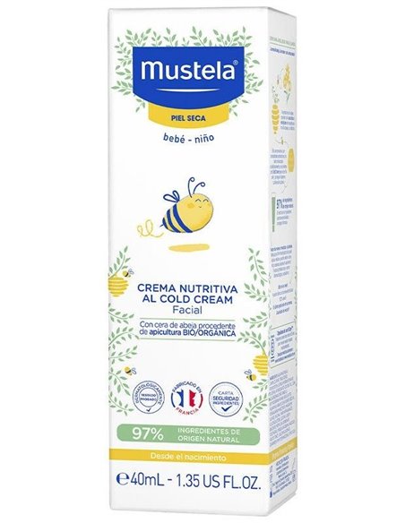 Crema Facial Al Cold Cream Nutritiva Bebe-Niño 40M de Mustela