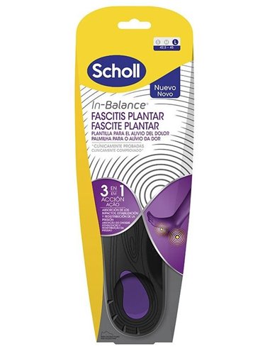 Scholl Plantilla Fascitis Plantar T/L 42,5-45 2 Un de Scholl