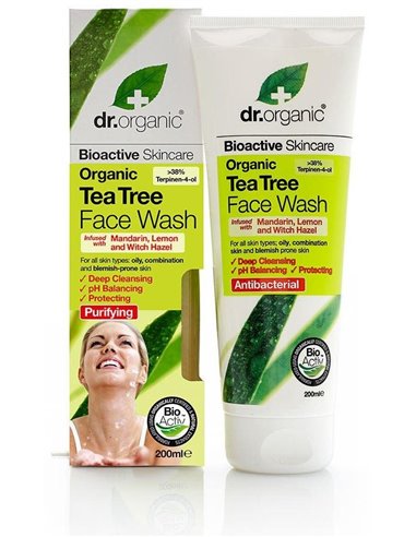 Gel Limpiador Facial Arbol Del Te 200Ml. de Dr. Organic