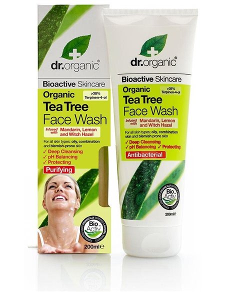 Gel Limpiador Facial Arbol Del Te 200Ml. de Dr. Organic