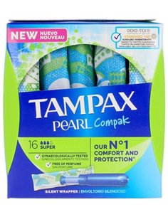 Tampax Compak Pearl Super 16 Unidades Tampax