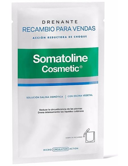 Somatoline Vendas Reductoras Drenantes Recambio 6U de Somatoline