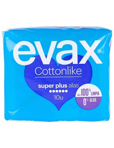 Evax Cottonlike Alas Super Plus 10Ud. de Evax