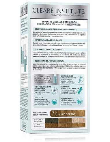 Colour Clinuance 7.3 Rubio Dorado Cab. Delicados de Cleare Institute