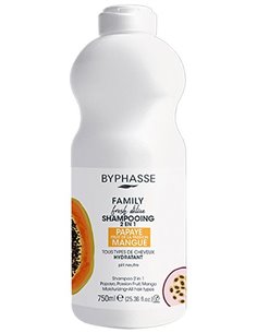 Family Fresh Delice Champu 2 En 1 Papaya Passion Fruit Mang de Byphasse
