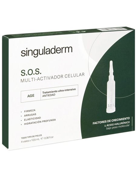 S.O.S. Age 4 Viales De 10,5Ml de Singuladerm