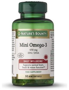 Mini Omega-3 60Minicaps(24X56.1G) de Nature´s Bounty
