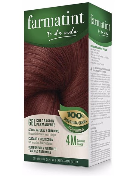 Farmatint Gel 4M Castaño Caoba 135Ml. de Farmatint