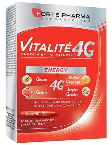 Vitalite 4 G Energy 20Unidosis de Forte Pharma