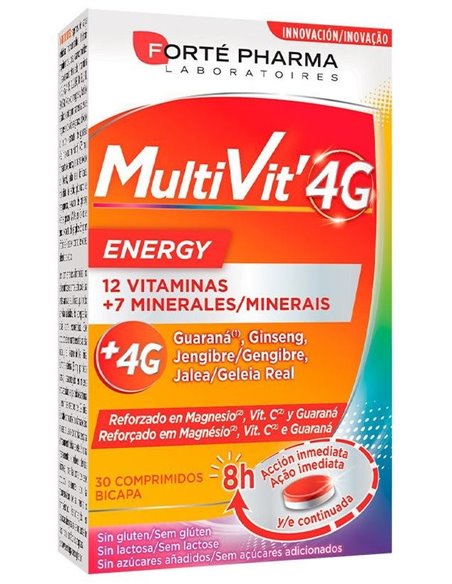 Multivit 4 G Energia 30Comp. de Forte Pharma