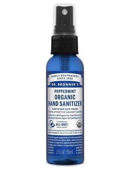 Higienizante De Manos Menta Spray 60Ml. de Dr. Bronner´S