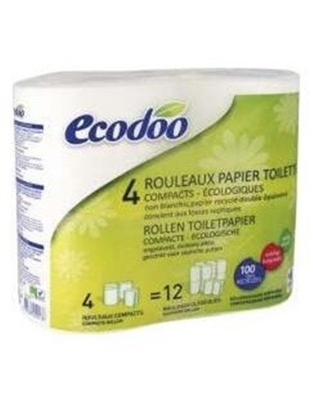 Papel Higienico Compacto 4Ud. de Ecodoo