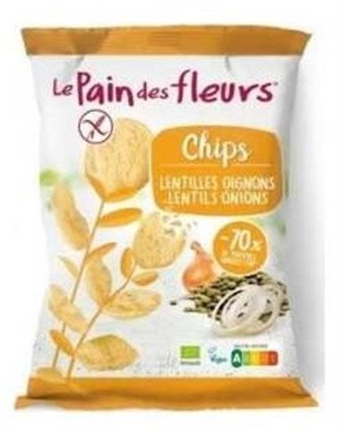 Chips De Lentejas Con Cebolla 50Gr. Bio Sg Vegan de Le Pain Des Fleurs