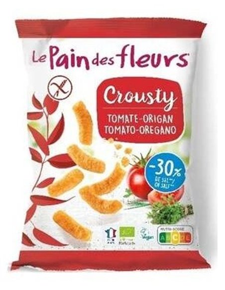 Ganchito Crousty Tomate Y Oregano 75G Bio Sg Vegan de Le Pain Des Fleurs