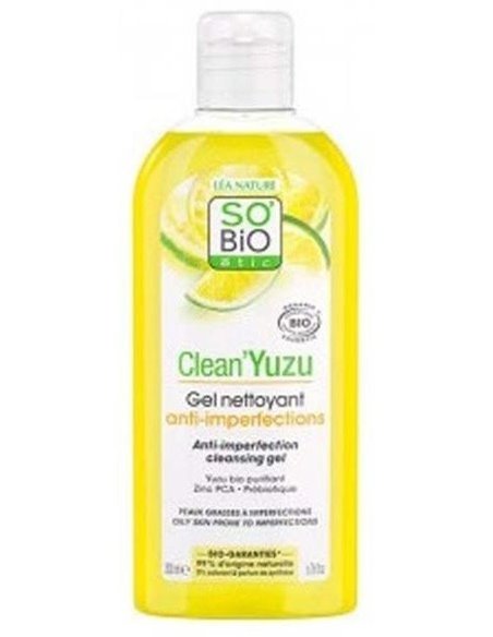 Gel Limpiador Clean Yuzu Anti Imperfecciones 200Ml de So´Bio Etic