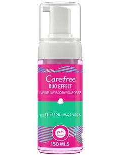 Carefree Espuma Limp. Intima Te Verde+Aloe 150Ml. de Carefree
