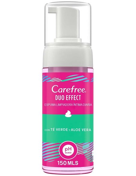 Carefree Espuma Limp. Intima Te Verde+Aloe 150Ml. de Carefree