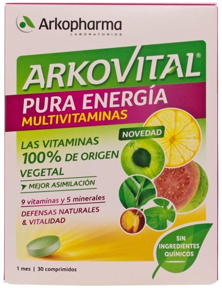 Arkovital Pura Energia 30Comp. de Arkopharma