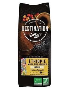 Cafe Etiop+A Moka 100% Arabica Molido 250Gr. Bio de Destination