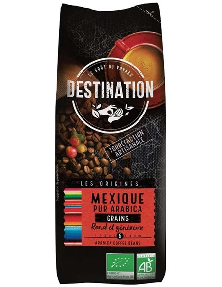 Cafe Mexico 100% Arabica Grano 250Gr. Bio de Destination