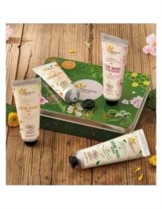 Cofre Verde Cuarteto De Cremas De Manos 4Uds. de Fleurance Nature