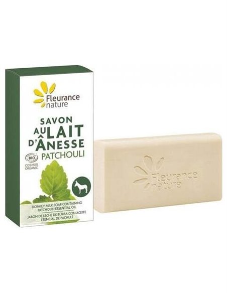 Jabon Leche De Burra Con Patchouli Pastilla 100Gr. de Fleurance Nature